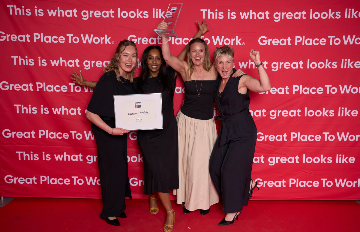 Ensolution fortsatt i toppen bland Sveriges bästa arbetsplatser